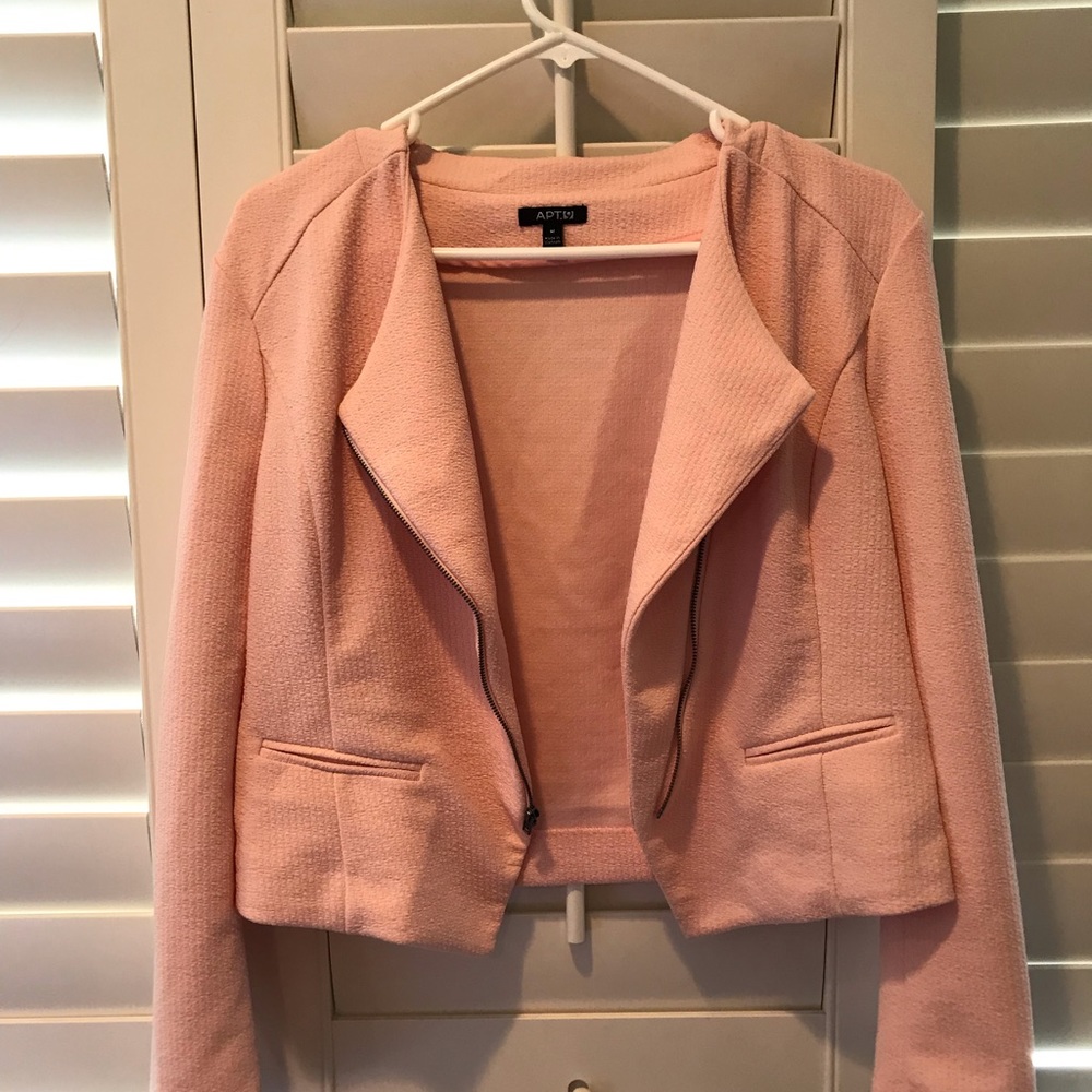Pink casual jacket